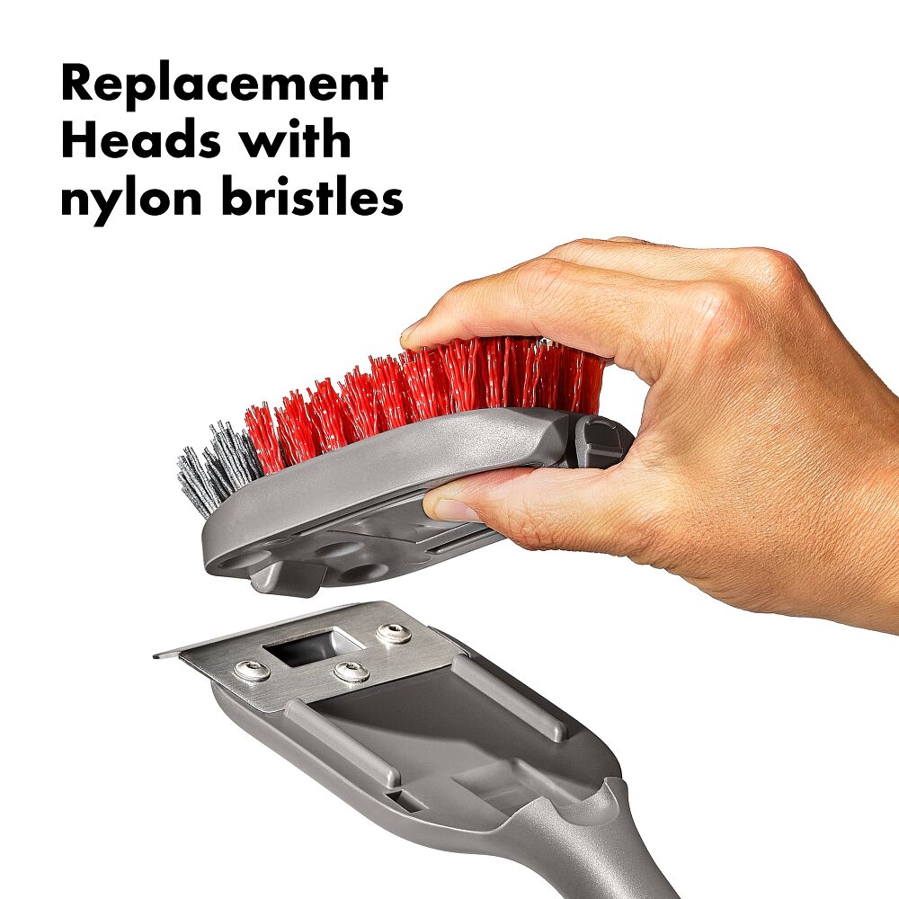 OXO Good Grips Nylon Grill Brush for Cold Cleaning Replacement Heads C4