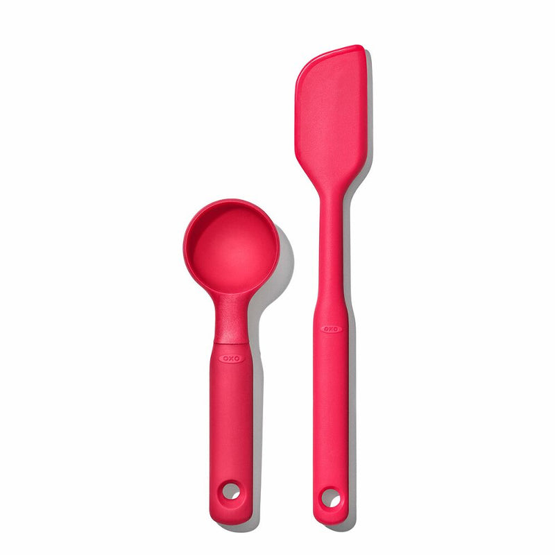 Silicone Cookie Scoop & Small Spatula Set L4