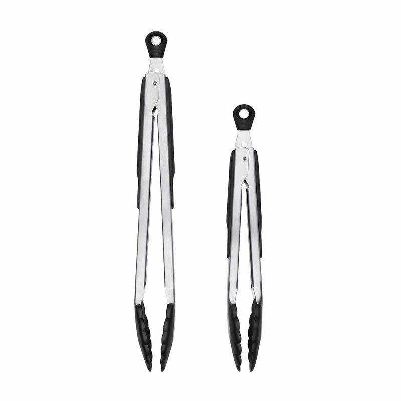 2-Piece Tongs with Nylon Heads Set M0