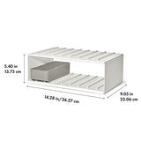 Water Bottle Organizer with Accessory Bin A8