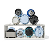 Water Bottle Organizer with Accessory Bin A8