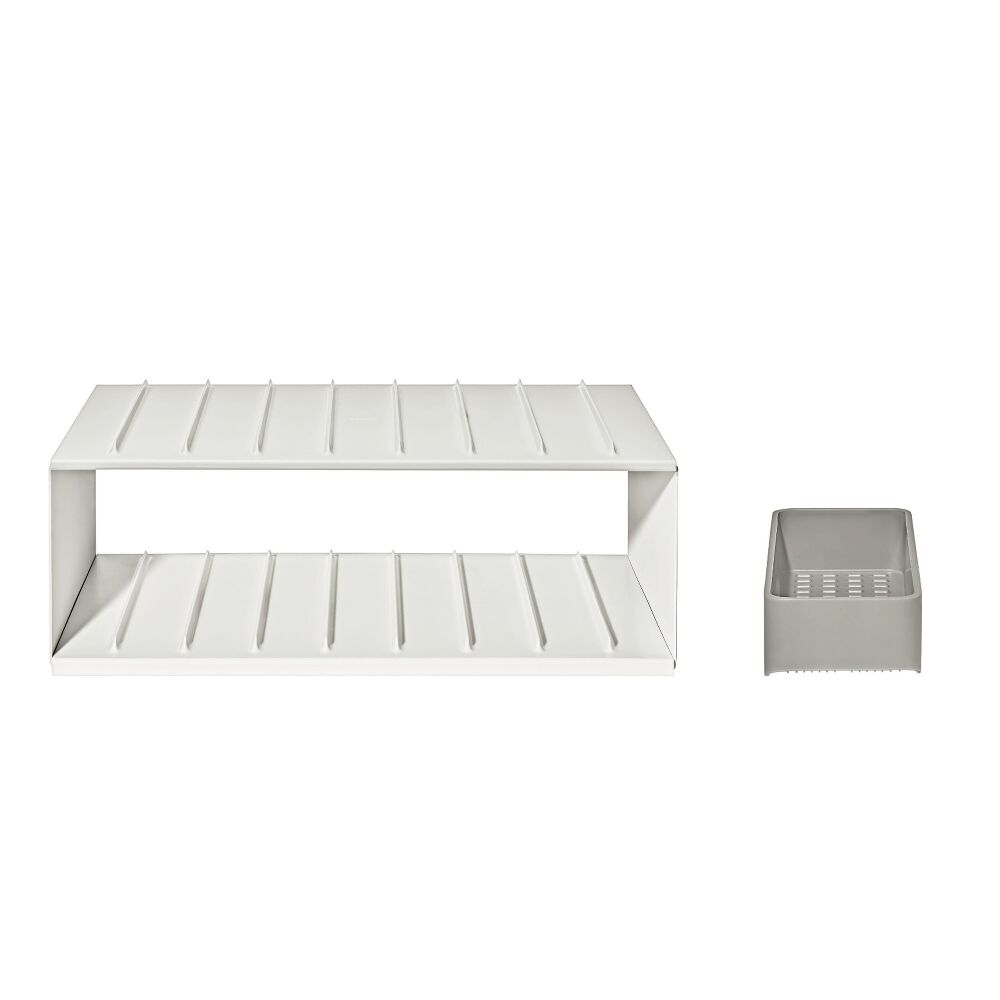Water Bottle Organizer with Accessory Bin A8