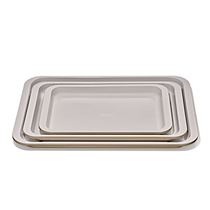 Non-Stick Pro Ceramic Coated Metal Bakeware 3 Pc Set M4