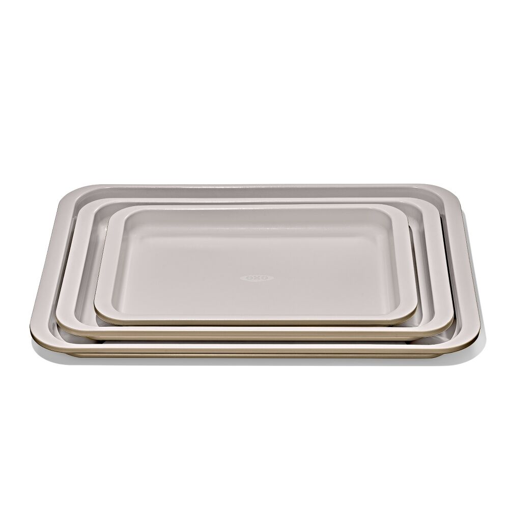 Non-Stick Pro Ceramic Coated Metal Bakeware 3 Pc Set M4