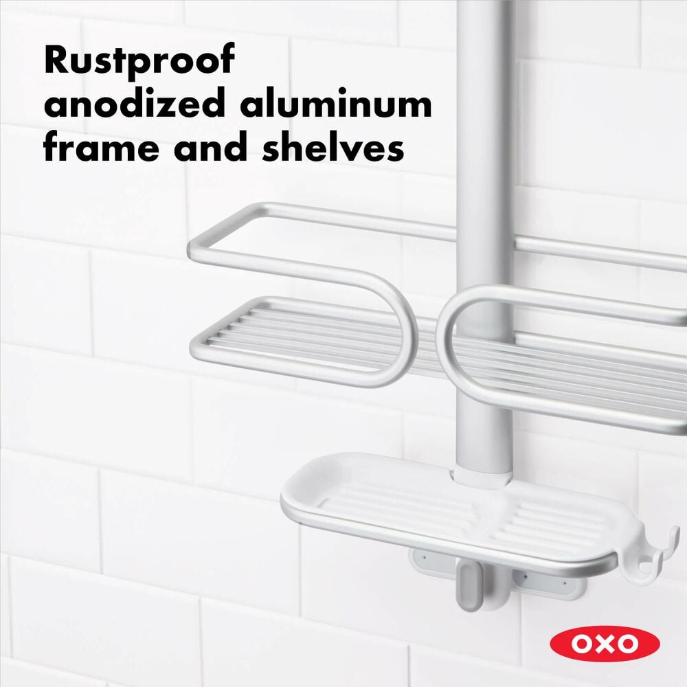 Aluminum 3-Tier Shower Caddy M6