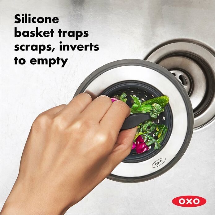 2-in-1 Silicone Sink Strainer with Stopper A0