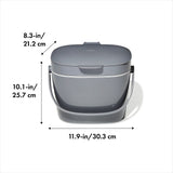Easy-Clean Compost Bin - 1.75 Gal R7