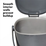 Easy-Clean Compost Bin - 0.75 Gal T0