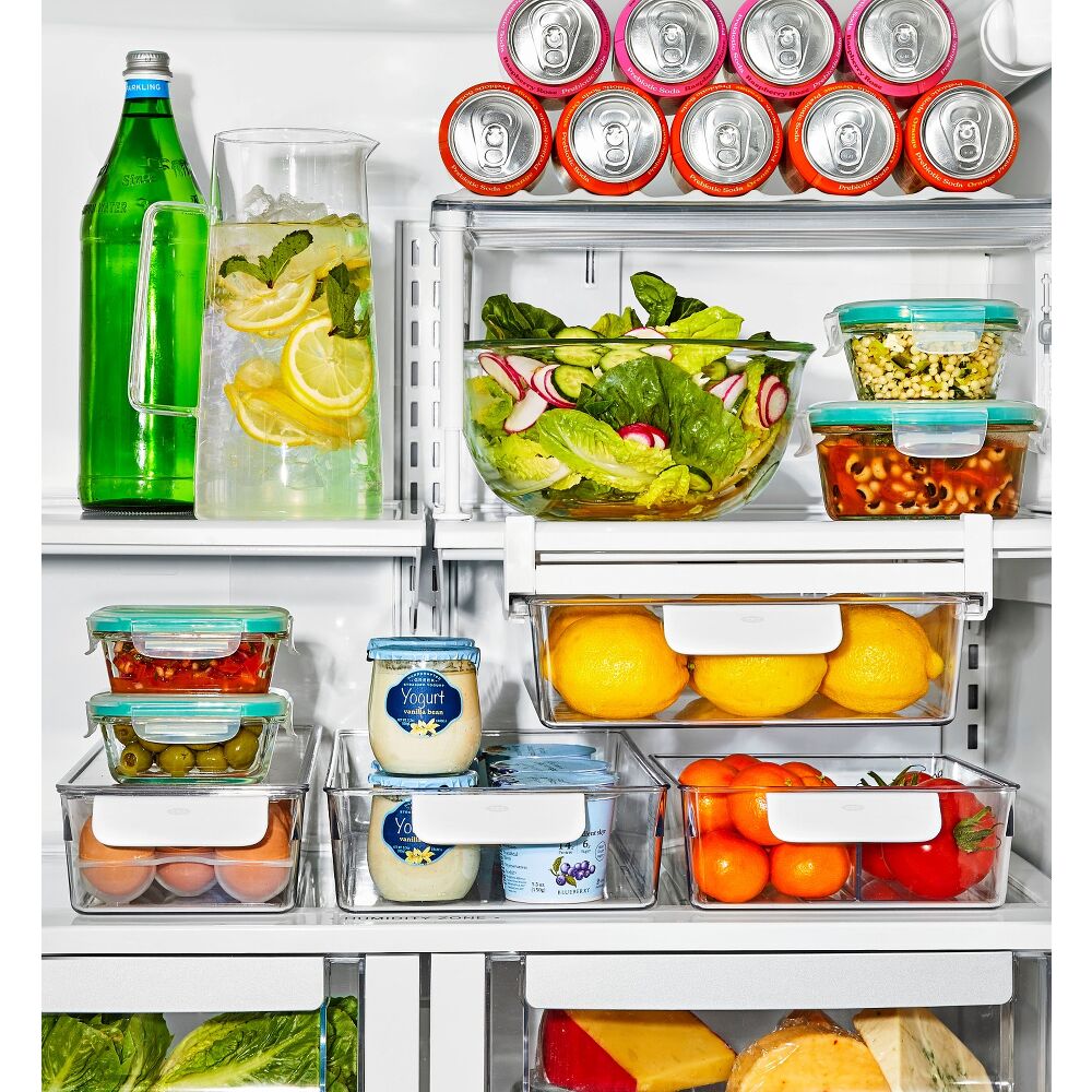 Adjustable Refrigerator Storage Bin M0