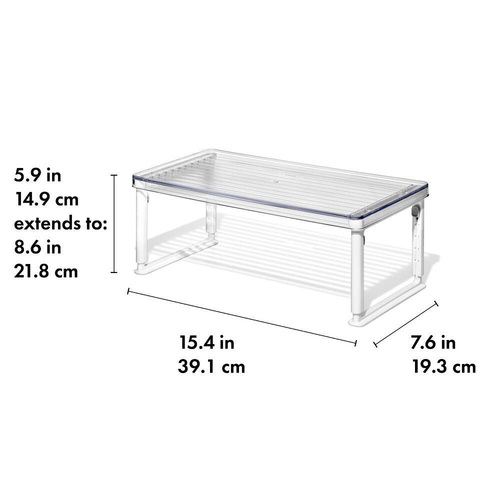 Adjustable Refrigerator Shelf Riser U4