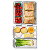 4 Piece Refrigerator Storage Bin Starter Set H8