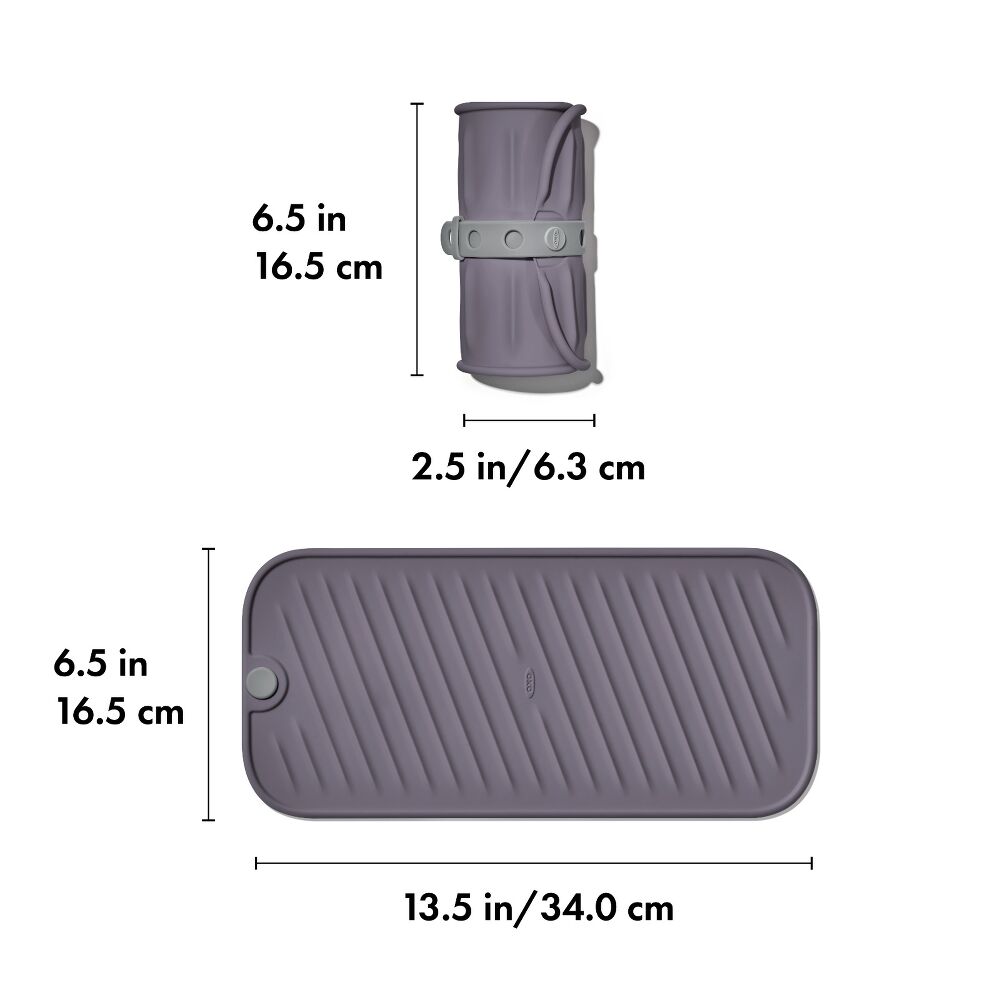 Hot Styling Tool Mat - Gray B3