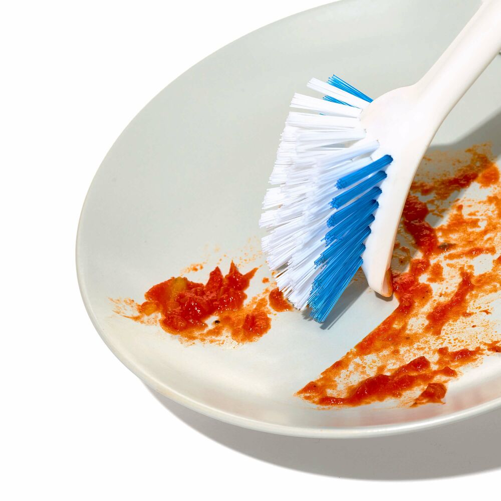 Dish Brush with Scraper H3