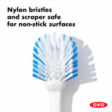 Dish Brush with Scraper H3