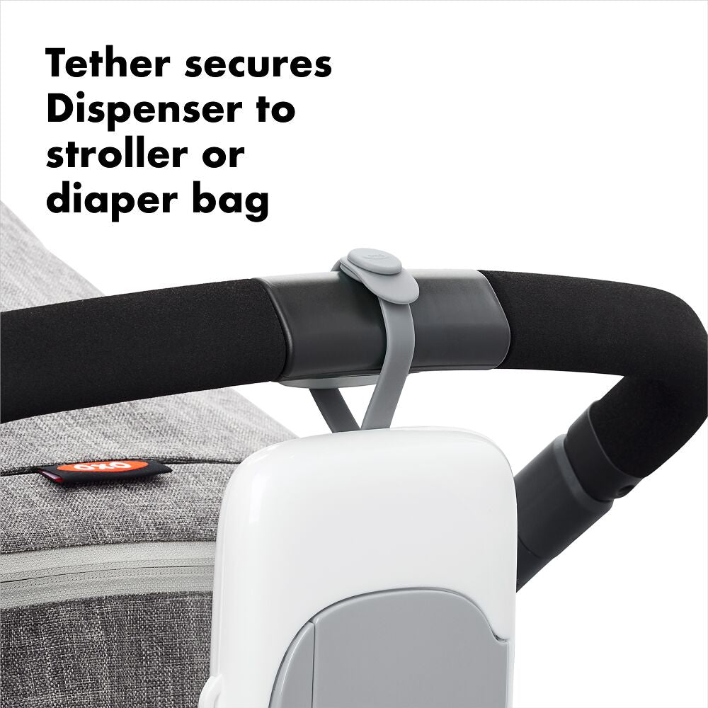 OXO TOT 2-Pack On-the-Go Wipes Dispenser, Gray D6