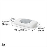 OXO TOT 2-Pack On-the-Go Wipes Dispenser, Gray D6