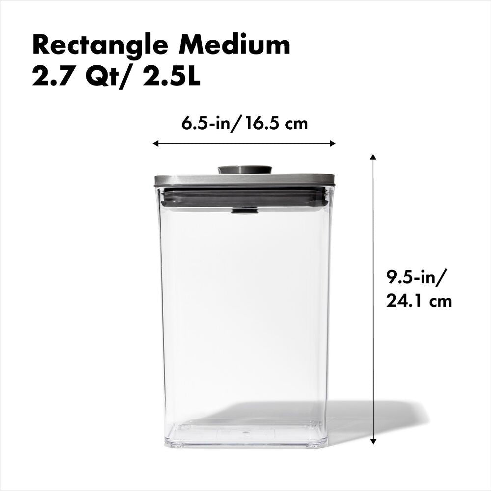 POP Container - Rectangle Medium (2.7 Qt/2.6 L) B1