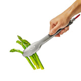 OXO Outdoor 10.5in Camp Stove Tongs with Bottle Opener V0