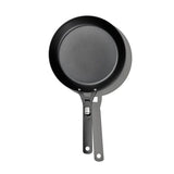 Carbon Steel With Removable Handle 10in Pan Y4