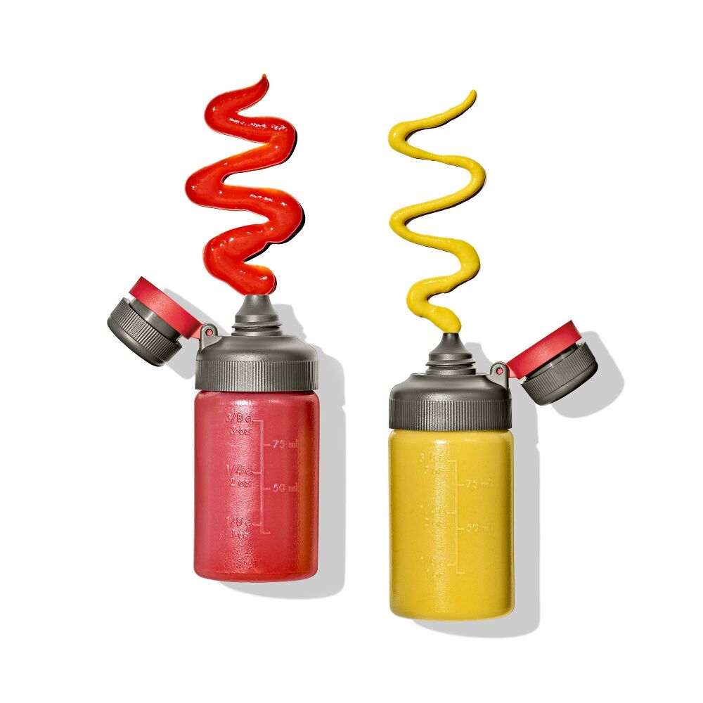 Outdoor 7-Piece Spice Shaker & Squeeze Bottle Set W4