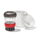 Outdoor Soap Dispensing Dish Brush with Storage Case G7
