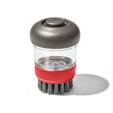 Outdoor Soap Dispensing Dish Brush with Storage Case G7