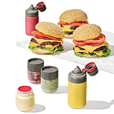 Outdoor 7-Piece Spice Shaker & Squeeze Bottle Set W4