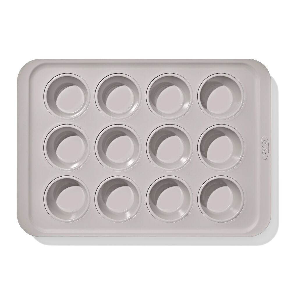Non-Stick Pro Ceramic Coated Metal Bakeware 12 Cup Muffin Pan V6