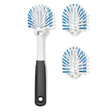 Nylon Bristle Dish Brush with Refills V7