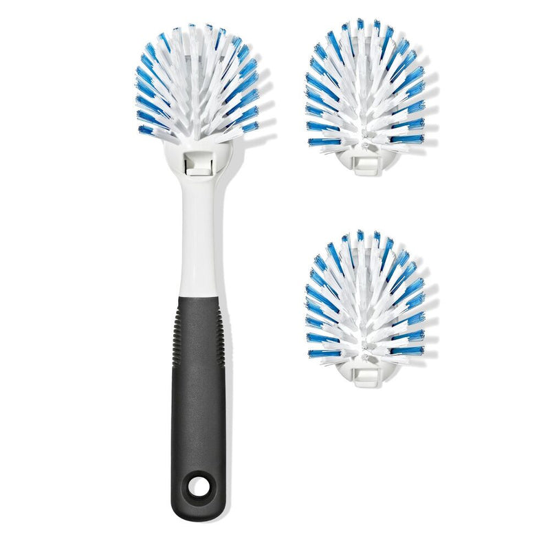 Nylon Bristle Dish Brush with Refills V7