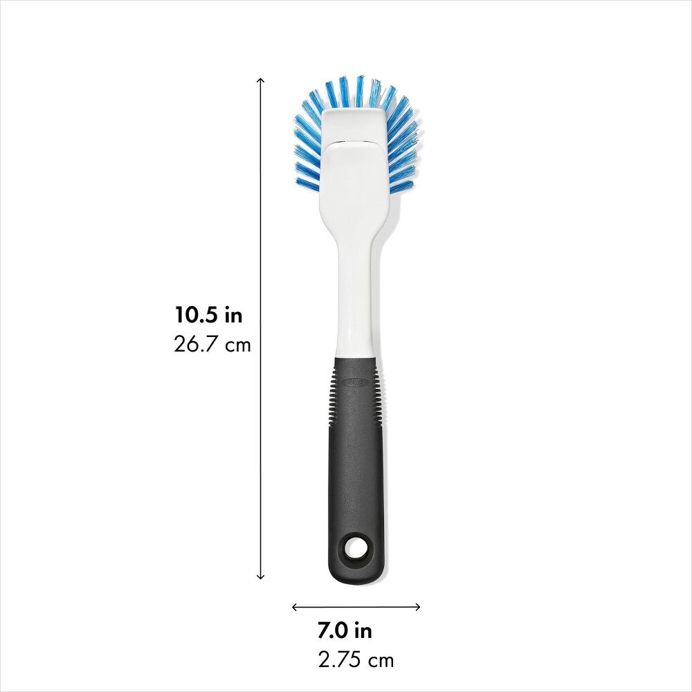 Nylon Bristle Dish Brush with Refills V7