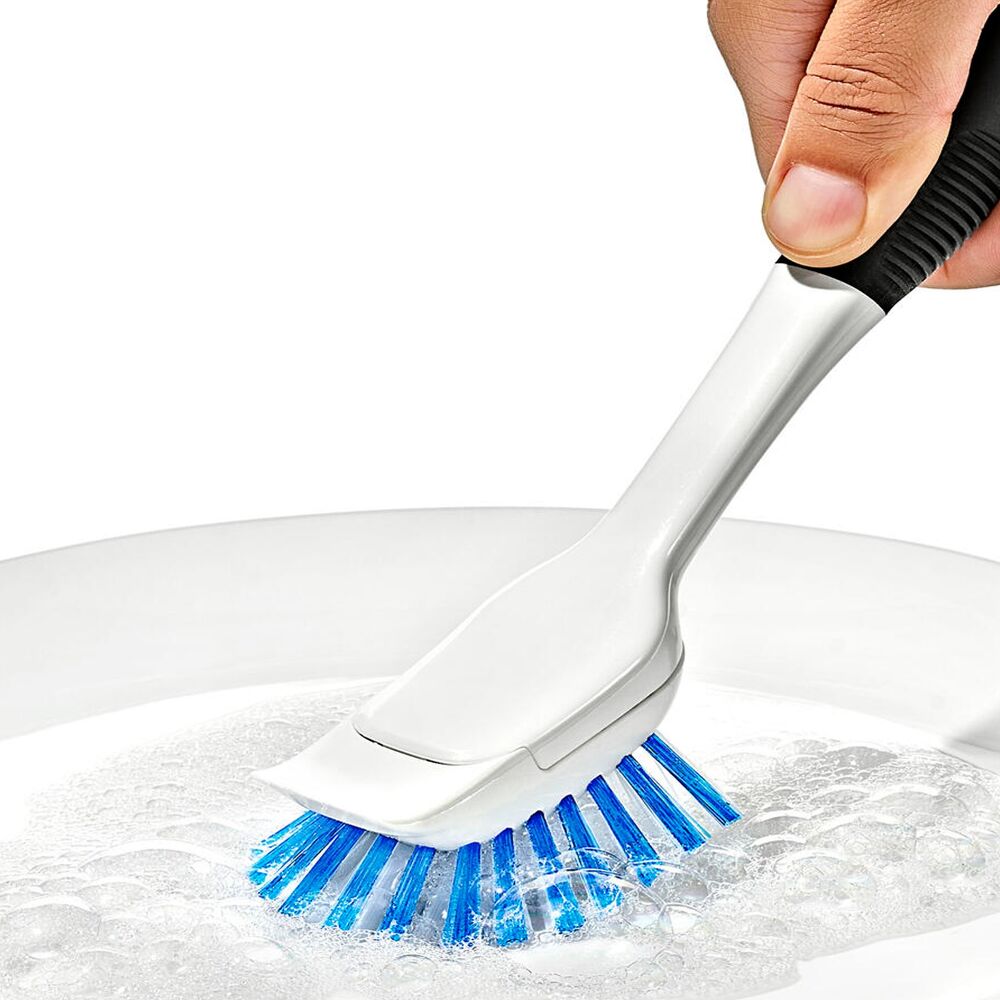 Nylon Bristle Dish Brush with Refills V7