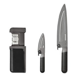 3-Piece Knife & Sharpener Set Y4