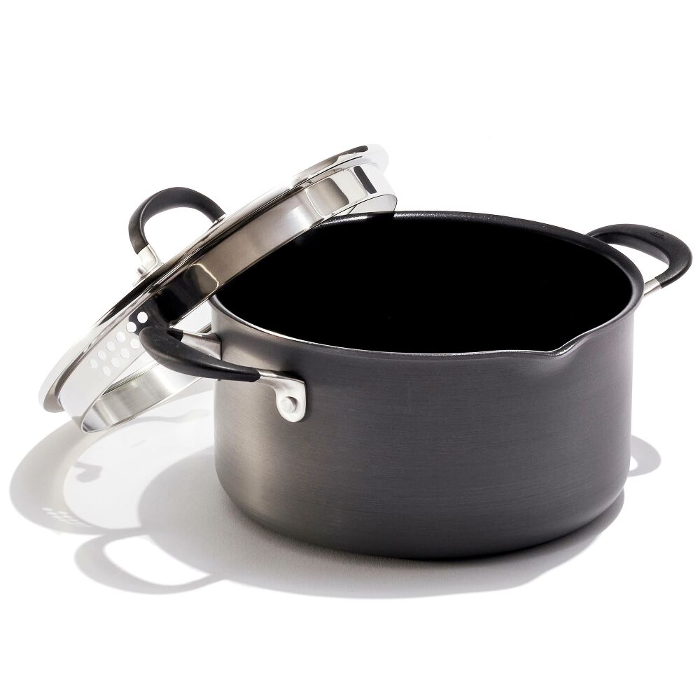Non-Stick 6-Quart Stock Pot with Lid W4