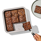 Non-Stick Pro Ceramic Coated Metal Bakeware 9” Square Cake Pan Q2