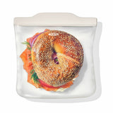 Silicone Reusable Bag -  4 Piece Lunch Set - Oat/Lagoon A6