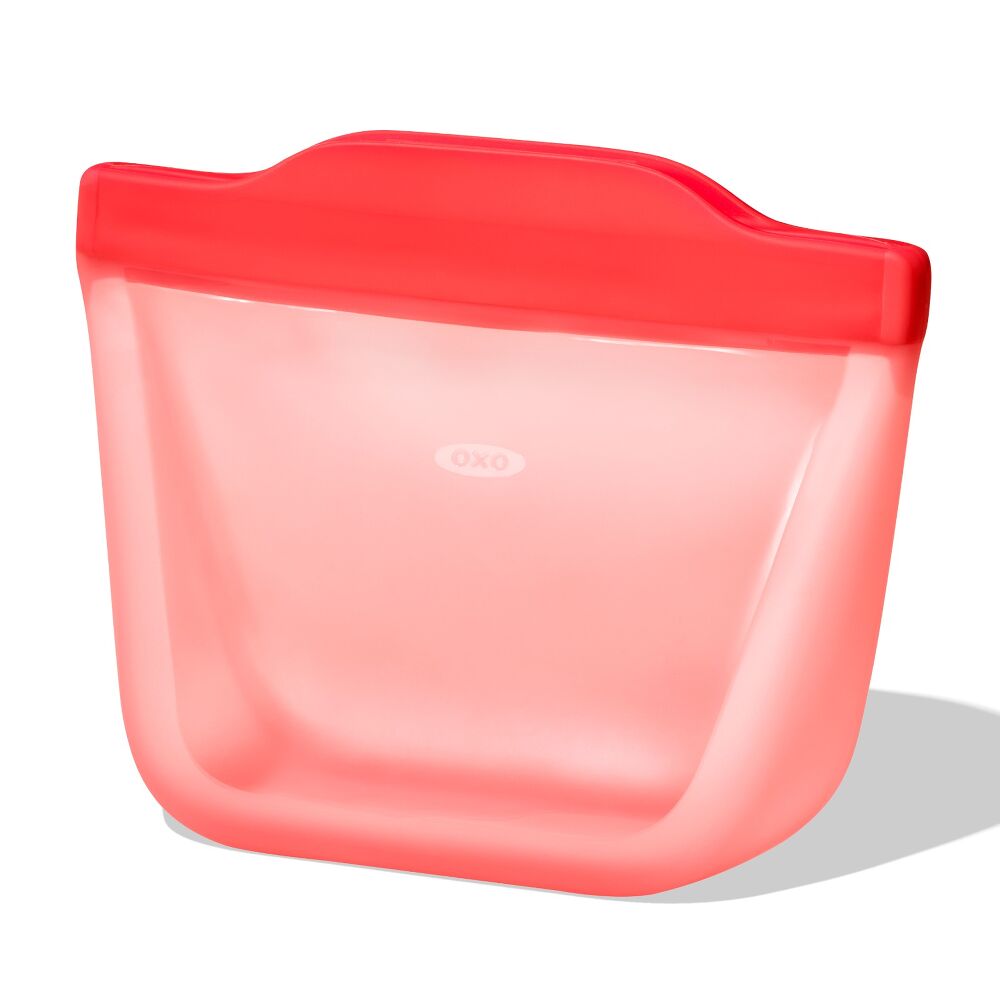Silicone Reusable Bag - Stand-Up Snack (12 oz) – Watermelon G6