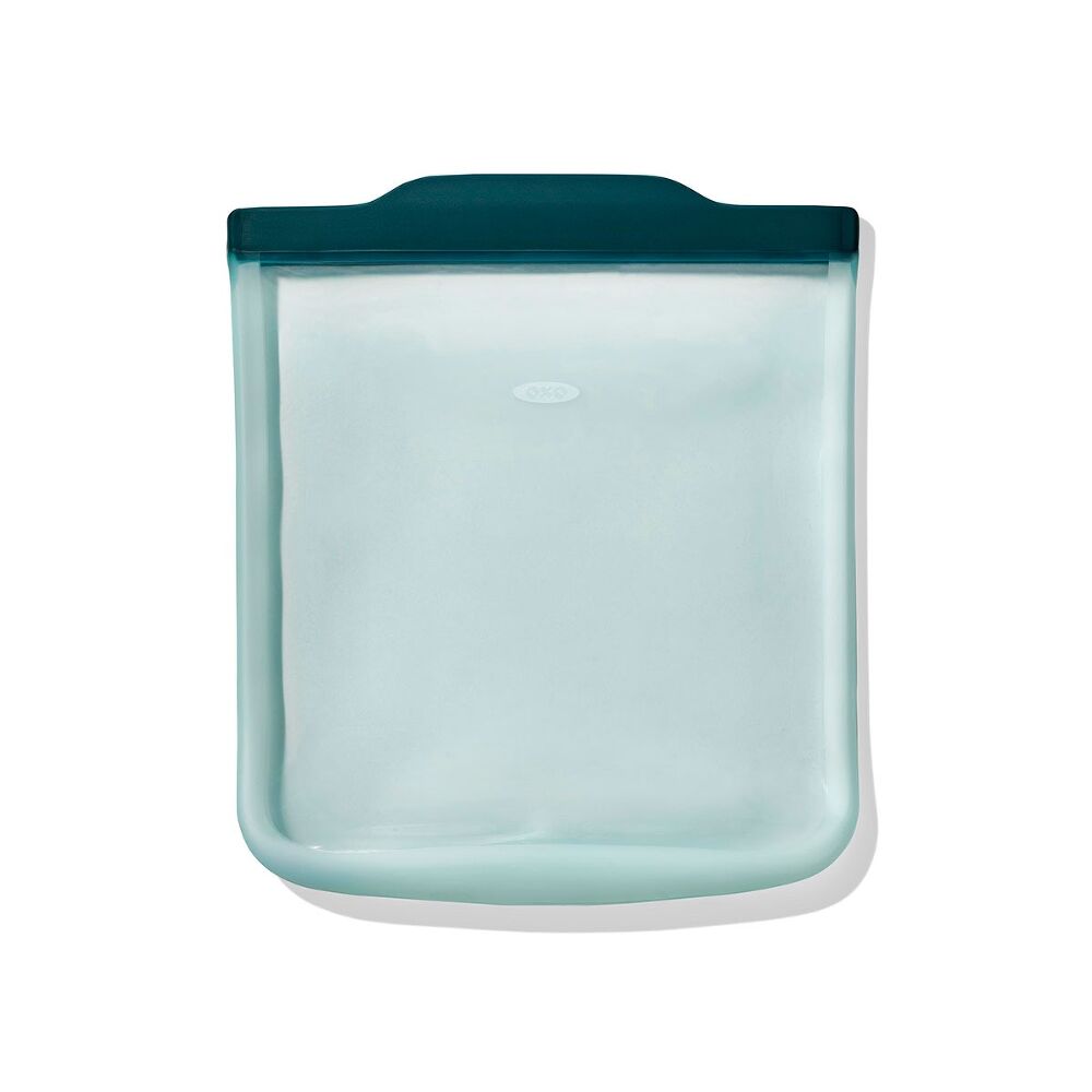 Silicone Reusable Bag - 4 Piece Starter Set - Oat/Lagoon M2