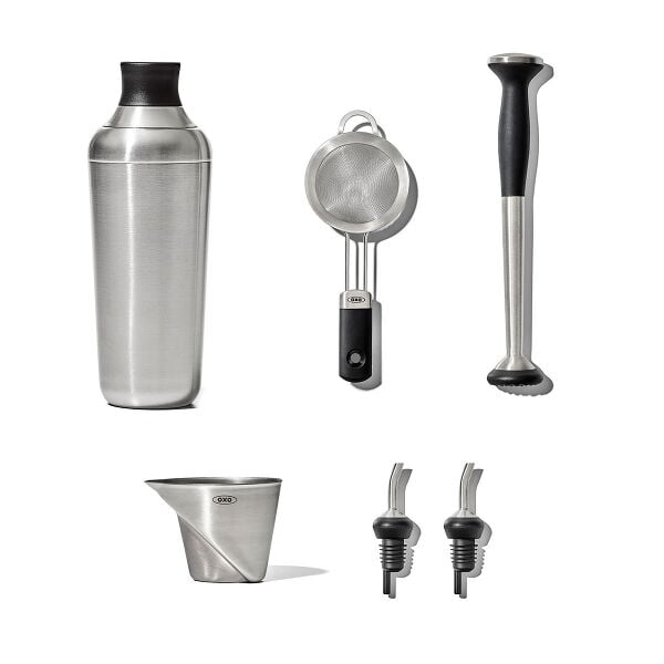 Steel 6-Piece Barware Set C2