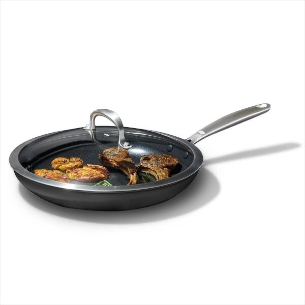 OXO Enhanced Non-Stick 12-Inch Frypan with Lid I2
