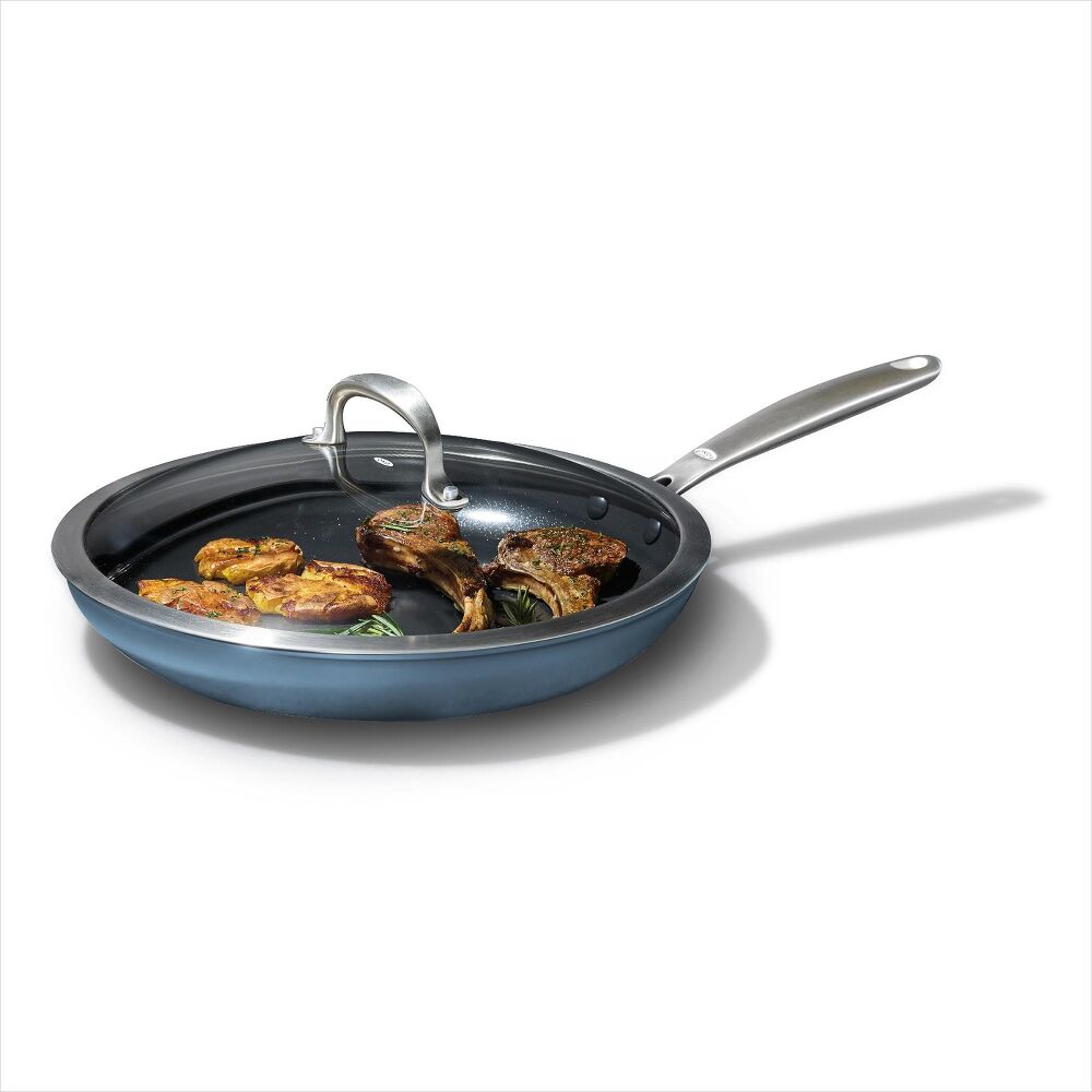 OXO Enhanced Non-Stick 12-Inch Frypan with Lid I2