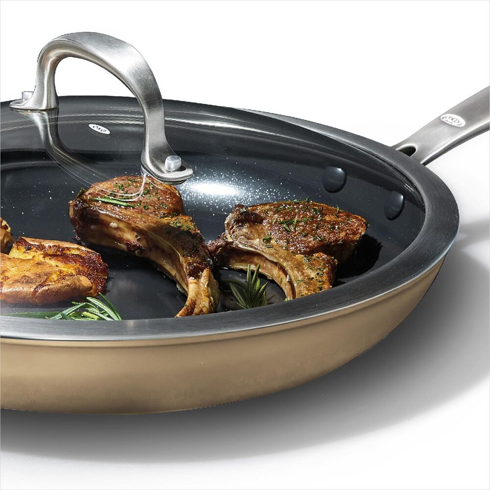 OXO Enhanced Non-Stick 12-Inch Frypan with Lid I2