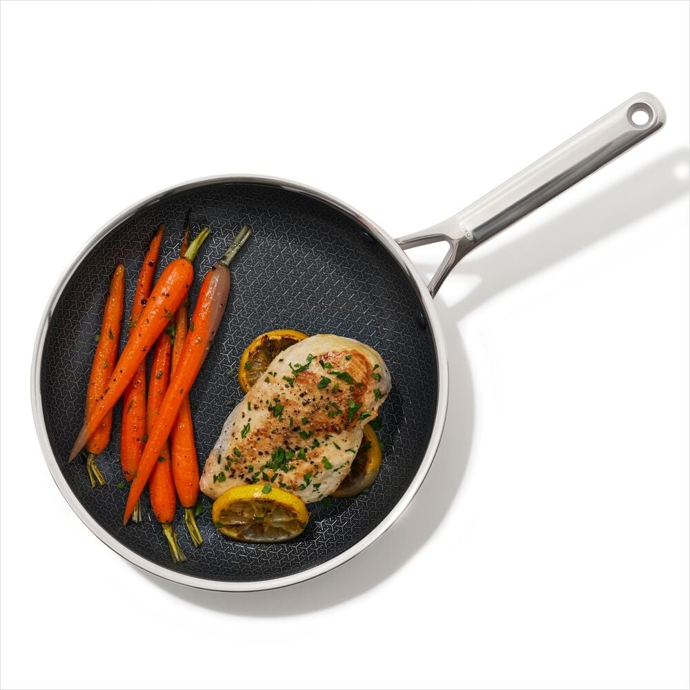 Trident Hybrid Non-Stick Stainless Steel 10 in Fry Pan J1