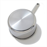 Trident Hybrid Non-Stick Stainless Steel 2.5 Qt Saucepan with Lid Z6
