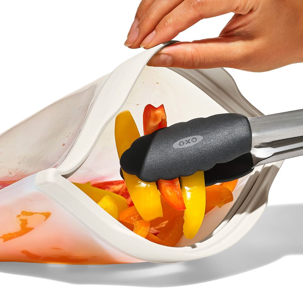 Silicone Reusable Bag - Gallon Bag (128 oz) - Oat Y4