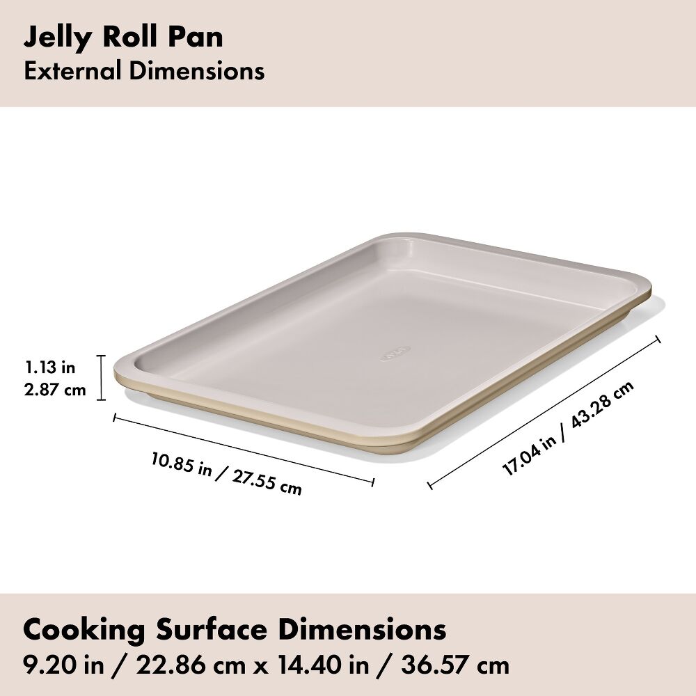 Non-Stick Pro Ceramic Coated Metal Bakeware Jelly Roll Pan X7