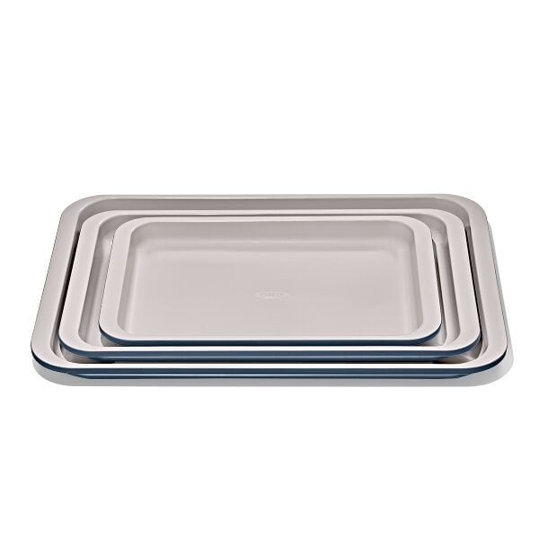 Non-Stick Pro Ceramic Coated Metal Bakeware 3 Pc Set M4