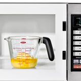 2 Cup Glass Measuring Cup with Lid P8