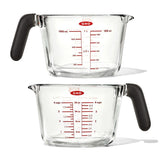 2-Cup and 4-Cup Glass Measuring Cup Set F2