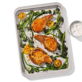 Non-Stick Pro Ceramic Coated Metal Bakeware Half Sheet Pan N0
